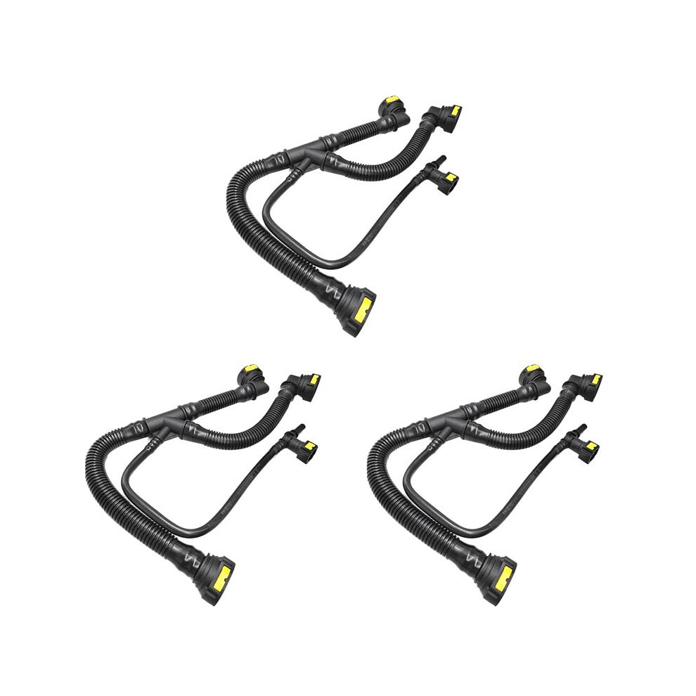 3X Car Engine Crankcase Breather Hose Pipes For 206 207 307 308 408 1.6 16V 1192W0 9675884280 6032126194299
