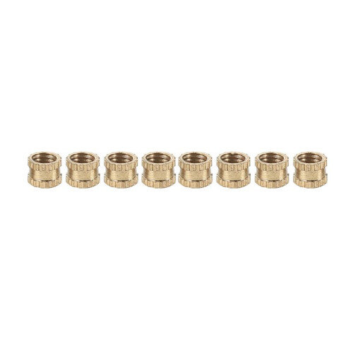 M3 X 3mm Female Thread Brass Knurled Threaded Insert Embedment Nuts 1000PCS 2