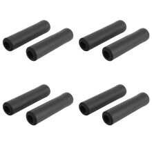 8X Handle Bar Grips Scooter BMX MTB Mountain Bike Bicycle Cycle Ultralight Silicone(Black)