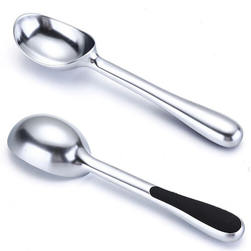 3X Ice Cream Scooper Kitchen & Dinning Solid Ice Cream Scoop, Kitchen Scooper with Non-Slip Rubber Grip 1
