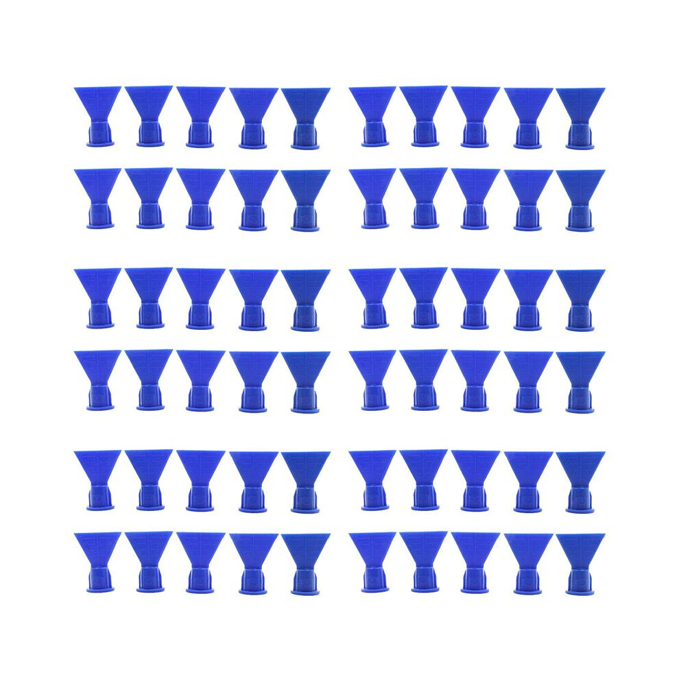 Wave Shape Silicon Cone For Cartridge Caulking Spare Part Nozzle Spray Tip For Sealant Dispenser Syringe Accessory 60Pcs 6032436445258