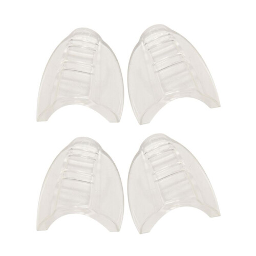 2 Pair Glasses Side TPU Clear Glasses Protective Covers Flap Side Protector for 12mm Glasses Frame