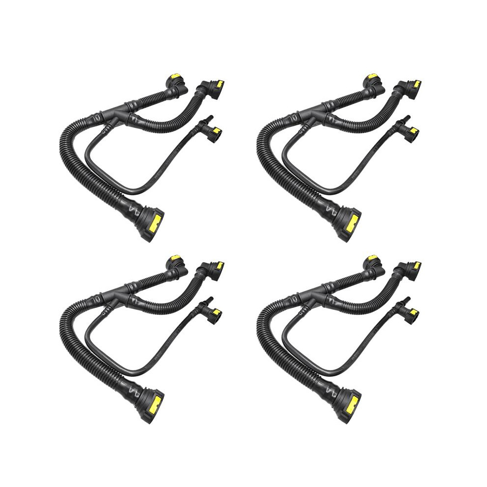 4X Car Engine Crankcase Breather Hose Pipes For 206 207 307 308 408 1.6 16V 1192W0 9675884280 6032493319325