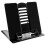 2X Desk Book Stand Metal Reading Rest Book Holder Angle Adjustable Stand Document Holder Sturdy (Black) 2