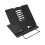 2X Desk Book Stand Metal Reading Rest Book Holder Angle Adjustable Stand Document Holder Sturdy (Black) 4