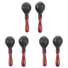Professionelle 3paar Maracas Schüttler Rasseln Sand Hammer Percussion Instrument Musical Spielzeug für Kind Kinder Ktv Party Spiel