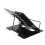 2X Desk Book Stand Metal Reading Rest Book Holder Angle Adjustable Stand Document Holder Sturdy (Black) 6