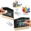 36Pack  Chalkboard Signs, Kitchen Notes Chalk Boards with Stands 10X7.2cm Small Blackboard Message Tabletop Board 7