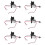 6X DC7.2-24V Electric Drill  Cordless Drill Speed Control Button Trigger Light Power Tool Parts for 1