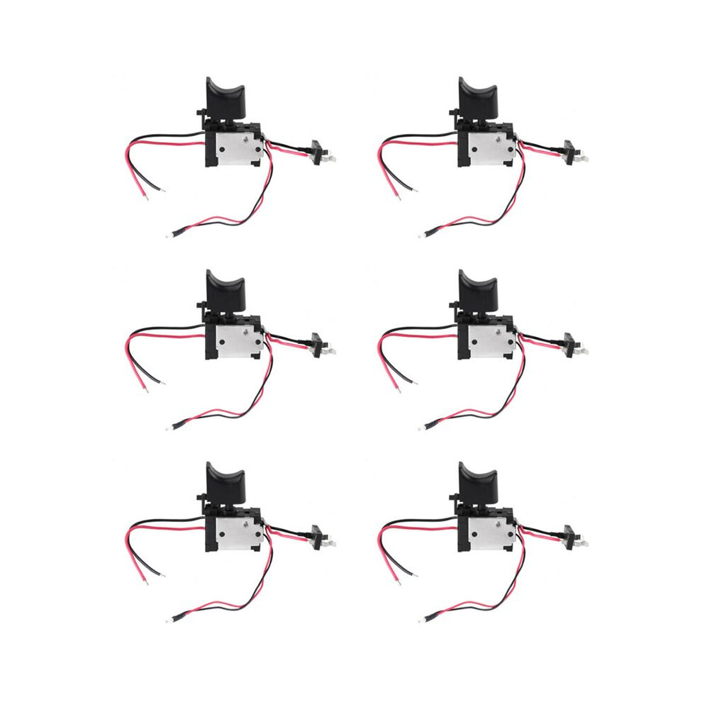 6X Dc7.2-24V Electric Drill Cordless Drill Speed Control Button Trigger Power Tool Parts For Light 4711714911013