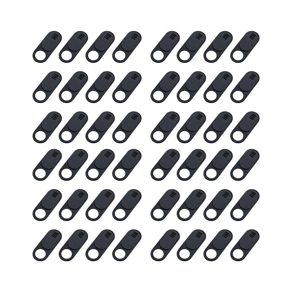 Webcam Cover, 48-Pack Ultra Thin Design Web Camera Cover Slide For Laptop, Pc, Computer, Pro- Black 4713757249900