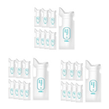 24PCS Disposable Urine Bags, 700ML Urine Bags for Travel Camping Emergency and Traffic Jam, Pee Bags with for , Women