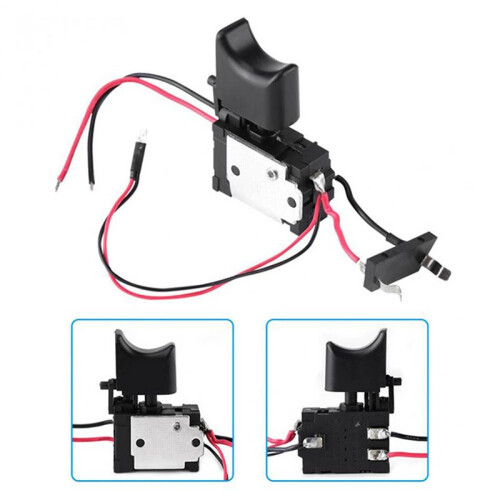 6X DC7.2-24V Electric Drill  Cordless Drill Speed Control Button Trigger Light Power Tool Parts for 2
