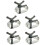 5X Aluminium Minilierspanner, Handgedraaide Draadspanner, Draadspannerboerderij 1