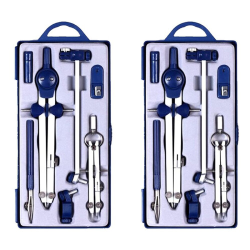 18Pc Drafting Compass for Geometry Set Tool Compass Drawing Tool for Geometry for Drafting, Math, Drawing, Engineer Tool