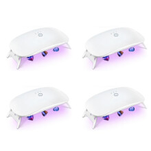 4X UV Light for Resin, Foldable UV Resin Ligh, Portable & Fast Curing Higher Power UV Lamp,Supplies for UV Resin Mold