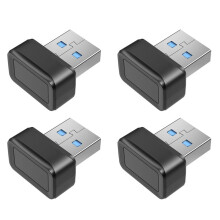 4X Leitor de Chave de Impressão Digital USB U2F Scanner Biométrico de Impressão Digital Anti-Spoofing  Dongle de Chave de Segurança Biométrica