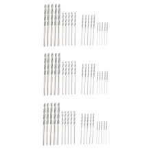 Diamond Drill Bit Set 60 Pieces 4 Sizes 1mm 1.5mm 2mm 2.5mm Twist Tip Jewelry Beach Sea Glass Shells Gemstones Lapidary