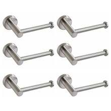 6X Toilet Tissue Paper Roll Holder Stainless Steel Wall Mount for Bathroom Kitchen