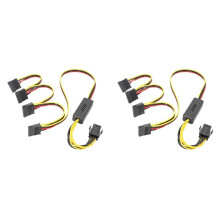 2X Cavo di Alimentazione del Disco Rigido da 6 Pin A Della Scheda Grafica Cavo di Alimentazione del Disco Rigido da 12 V A Stabilizzazione