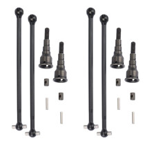 4Pcs Metal Front Rear Drive Shaft for Losi Lasernut U4 1/10 Rock Racer Buggy RC Car Upgrade Parts Spare Accessories