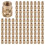 600Pcs M3 Thread Knurled Brass Threaded Heat Set Heat Resistant Insert Embedment Nut for 3D Printer 1