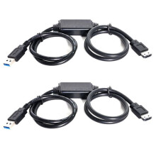 2X Power over ESATA  5V Power Naar USB 3.0 Adapter USB3.0 Naar HDD/SSD/ODD ESATA Power Converter Kabel 1M