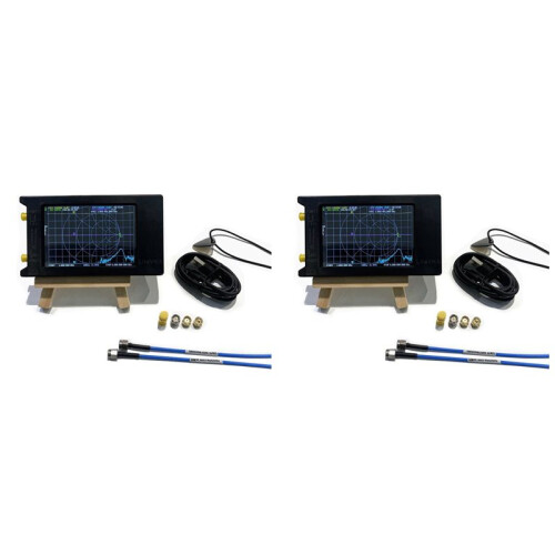 2X Novo LiteVNA-64 50KHz-6.3GHz LiteVNA 4 Polegadas Touch Screen Vector Network Analyzer  UHF Antena Analyzer AtualizaçãO de