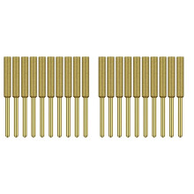 20 Pcs Electric Chainsaw Sharpener Stone Burr Grinding Stone File,Titanium Plated Diamond Sharpening Wheels (4.0mm)