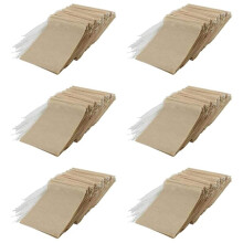 3600 Stuks Theefilterzakjes, Wegwerppapieren Theezakje met Trekkoord voor Losse Thee, Koffie (Natuurlijke Kleur, 2,75 X 1,97 Inch)