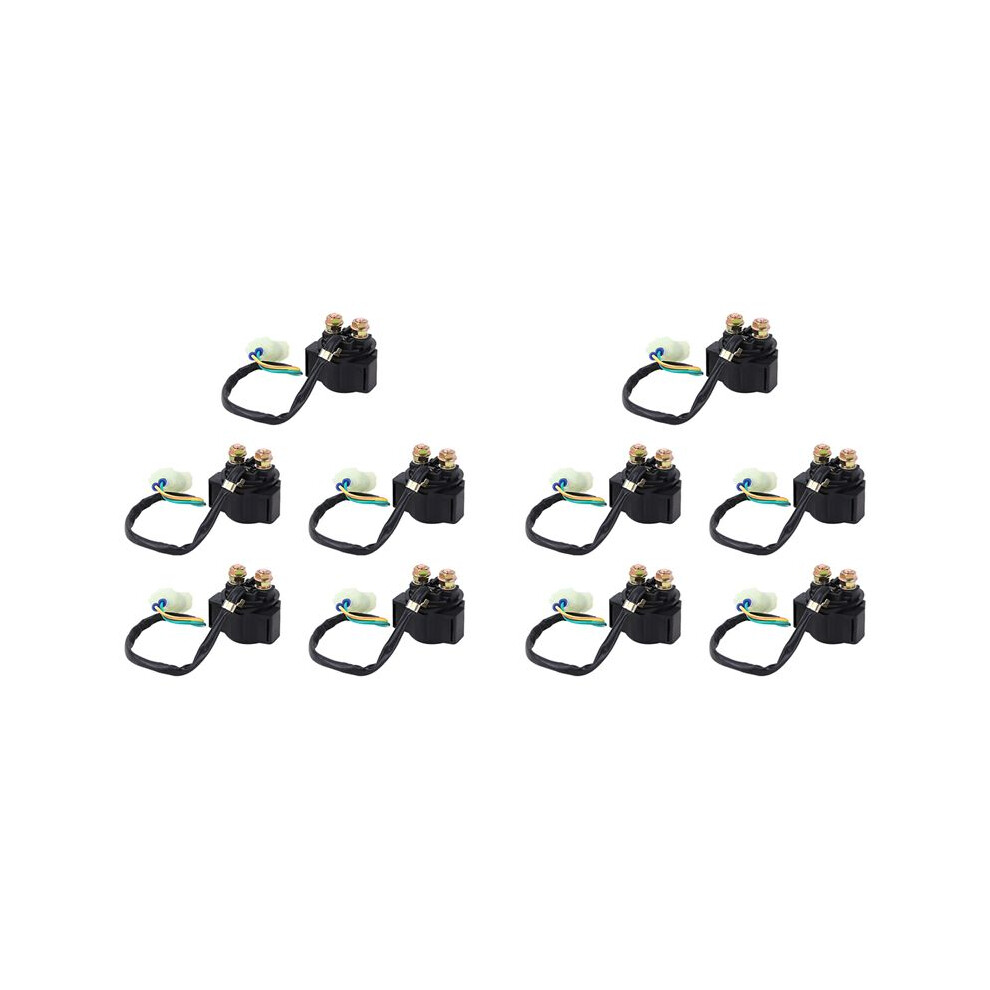 10X Solenoid Relay For Atv Recon 250 250Te 250Tm 2005-2020 35850-Hm8-B00 Accessories 6032674329693