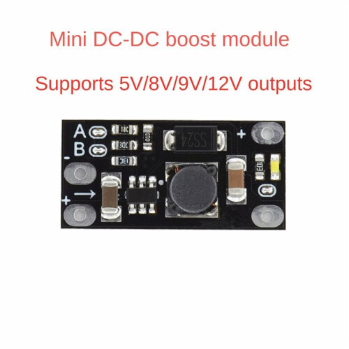 40Pcs  - Boost Step  Converter 3.7V to 12V Voltage Regulator Lithium Battery Boost Module 5V/8V/9V/12V Output 2