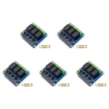 5X Waveshare 5V 3-Channel Relay Module Expansion Board Breakout Shield HAT Kit for RPI Raspberry Pi Zero 2 W WH 2W 3