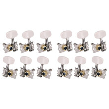12Stuks 6R6L Gitaar Stemsleutels Open Machine Heads Akoestische Folk Gitaar Stemsleutel Tuners Deel