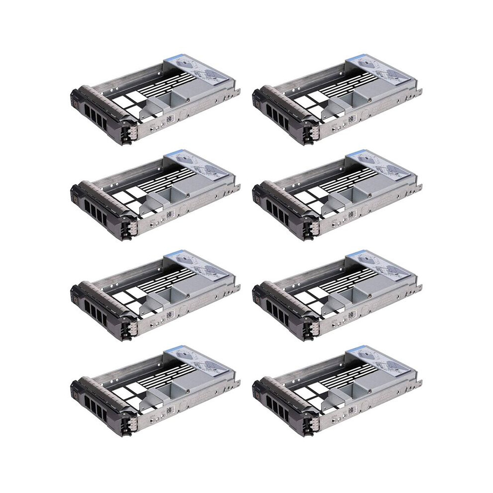 8Pcs 3.5 Inch Hard Drive Caddy Tray For Poweredge Servers - With 2.5 Inch Hdd Adapter Nvme Ssd Sas Bracket 6033227181959