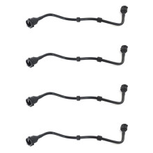 4X 17128602599 Rubber Radiator Hose Intercooler Pipe for 5 Series 7 Series G38 G12 Auxiliary Kettle Pipe