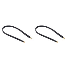 2X Helium Hotspot Miner Antenna LoRa RP-SMA Male to RP-SMA Female Flat-Window Door Thru Coaxial Cable 25cm