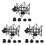 3X Microphone Shock Mount Adjustable Mount Recording Mic Stand Metal Bracket Pod Microphone Stand (Black) 1
