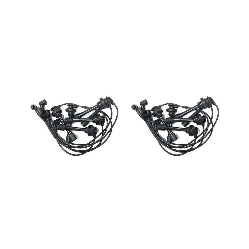 2 Set Cable Set For Pajero Montero Sport Challenger Nativa Triton L200 6G72 6G74 Md371794 Md338249 Black 4714038698615