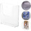 6x Wall Mounted File Organizer Transparent Wall Mounted File Holder Folder A5 File Holder for Home Office 2