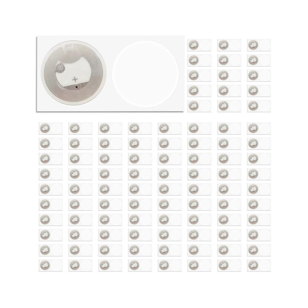 300Pcs Nfc Ntag216 Sticker Ntag216 Nfc Tags Nfc 216 Tag Ntag216 Nfc Cards 13.56Mhz Nfc Tag Stickers 888 Bytes Memory 4711095918502