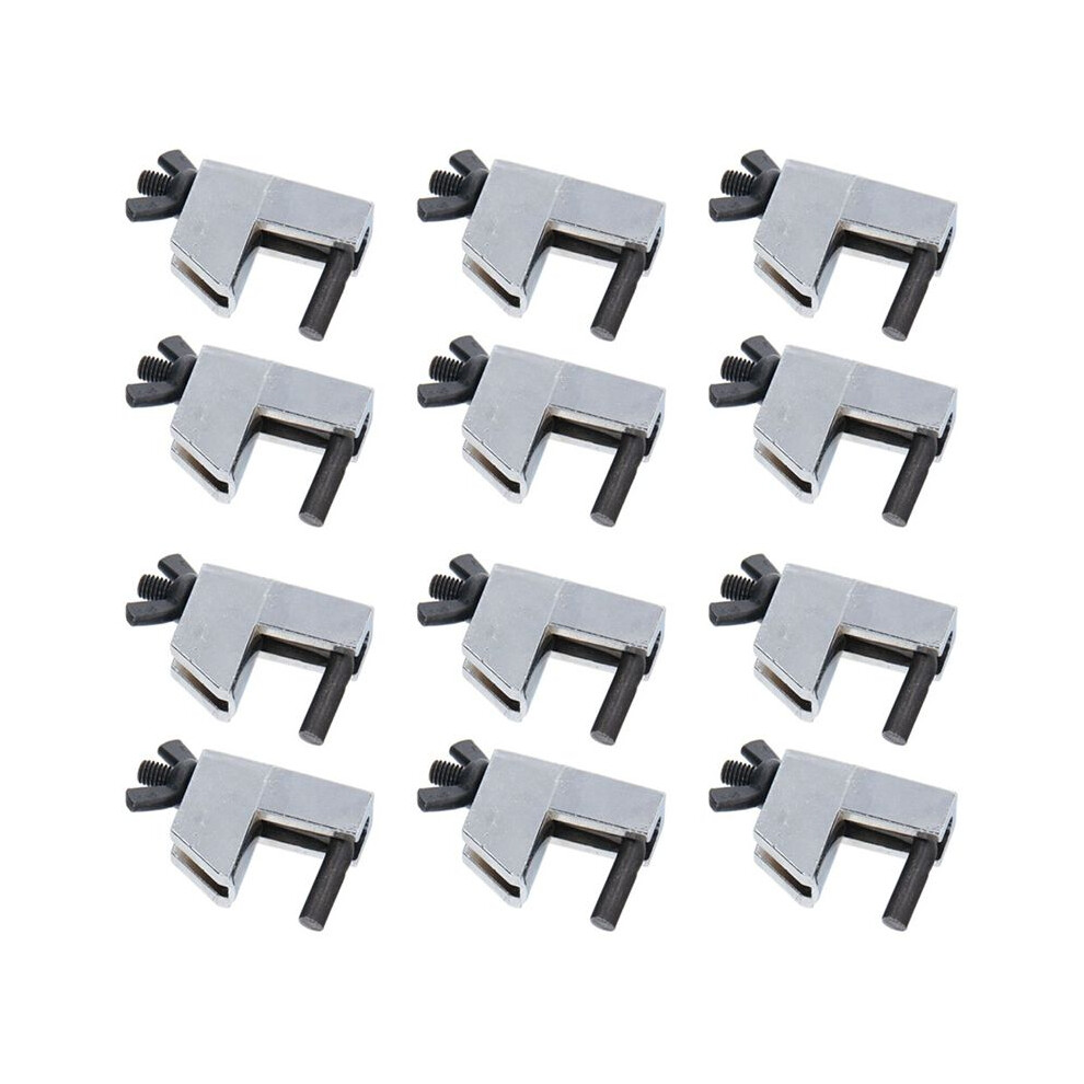 Brake Clamp, 12 Pcs Hose Pinch Clamp Pliers, Metal Brake Clamp Suitable For Flexible Hoses Fuel Hoses 6031562267239