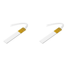 2X Elemento de Aquecimento Cerâmico 36V, Folha de Aquecimento de Alta Temperatura de 300C, para Aquecedores de Ar Mornos Pequenos, Industriais,