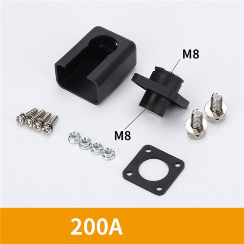 8pcs 200A  Storage Lithium Battery Terminal High Current Lithium Battery Copper Terminal Connector 2
