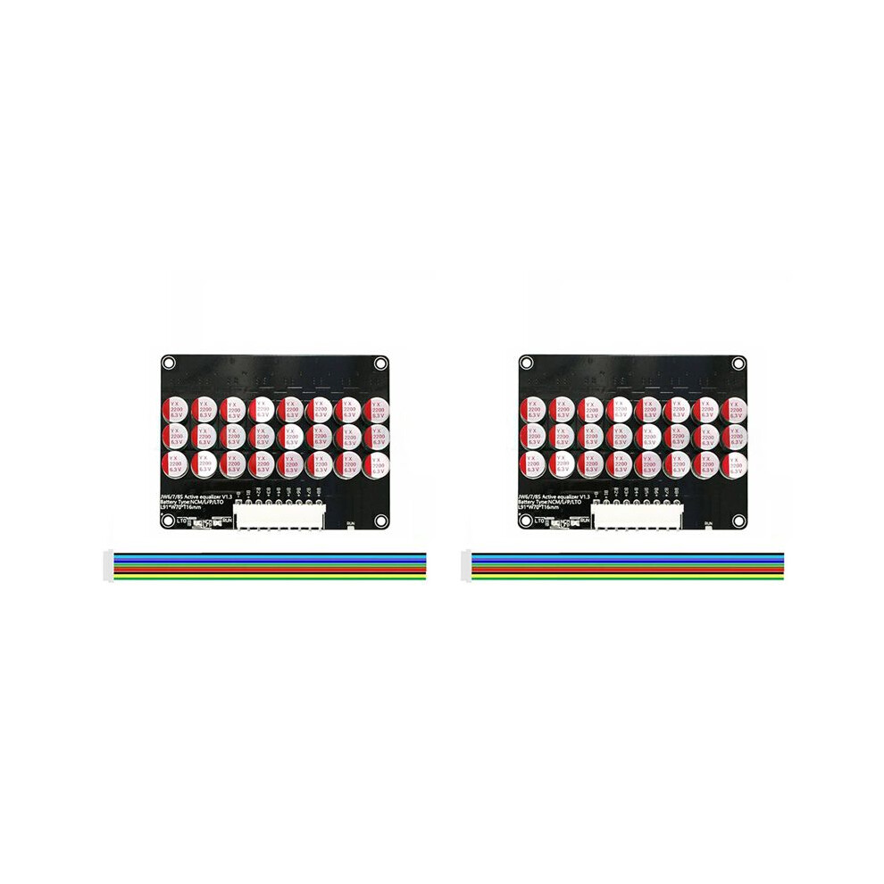 2X Active Equalizer Balancer 5A 6-8S Lifepo4/Lto/Lipo Battery Capacitor 6-8S Ncm Lfp Lto 6031653981617