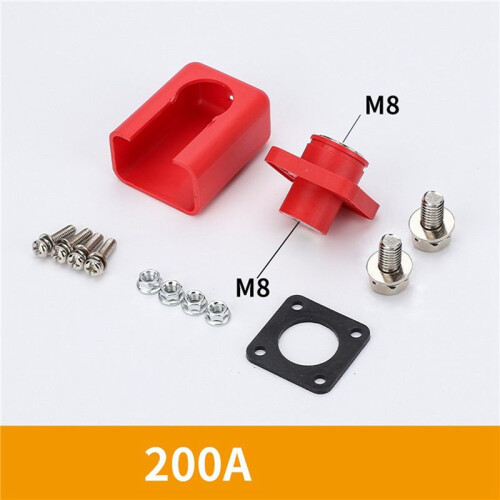 8pcs 200A  Storage Lithium Battery Terminal High Current Lithium Battery Copper Terminal Connector 1