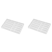 2X Molde de Chocolate de 10 Cavidades, Molde de Pastel con Forma de Calabaza Semicircular, Molde para Pasteles, Utensilios para Hornear, Dulces,