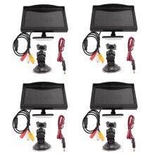 4X 5 Inch 800X480 TFT LCD HD-Schermmonitor met Dubbele Montagebeugel voor Auto-Achteruitrijcamera/Achteruitzicht/Dvd/Mediaspeler