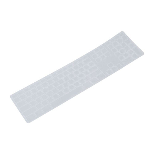 5X Silicone Thin Keyboard Skin Cover Protector with Numeric Keypad for   Transparent 1