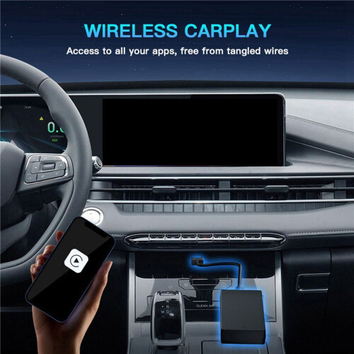 4X Plug and  Carbit Link to Wireless CarPlay Android AUTO Box Car Navigation  Car Machine Interconnection 2